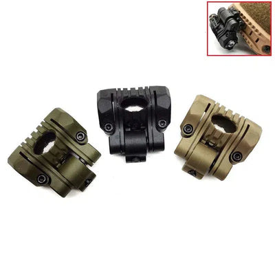 25mm Tactical 5 Position Flashlight Mount for 20mm Rail