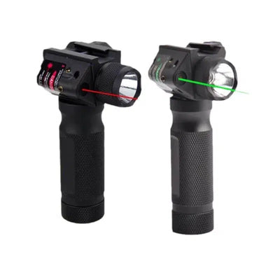 3-In-1 Tactical Metal Flashlight Foregrip with Red or Green Dot Laser