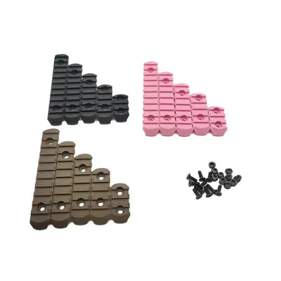 5pcs Keymod Picatinny Nylon Rail Section Set