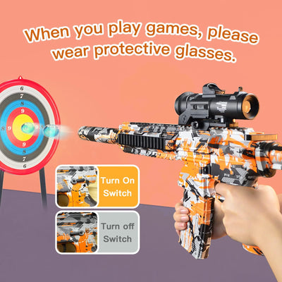 Full Auto Outdoor Games Toy with 60000+, Team Games Toys - Ages 14+(Orange)