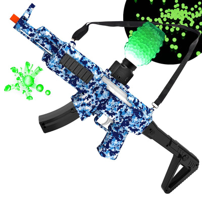 Gel Ball Blaster Glow in The Dark Splat Automatic, Electric Outdoor Play Games for Adults, Outside Activities Toys for Backyard, Garden& Lawn, Birthday Ideas for Ages 14+ Years Old