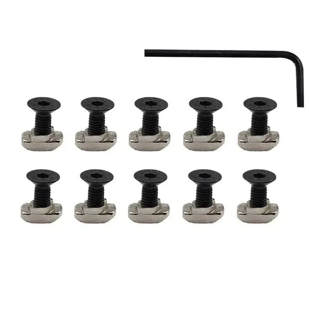 Keymod M-LOK T-Nut Rail M4 M5 Screws Set 10pcs