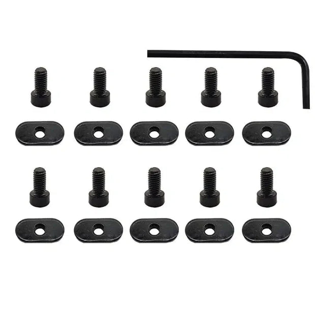 Keymod M-LOK T-Nut Rail M4 M5 Screws Set 10pcs