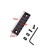 M-Lok Metal Picatinny Rail Section 3/5/7/9/11/13 Slot