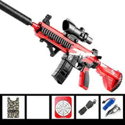 M416 Graffiti Gel Ball Blaster Water Beads Shooter w/ Multiplue Skins