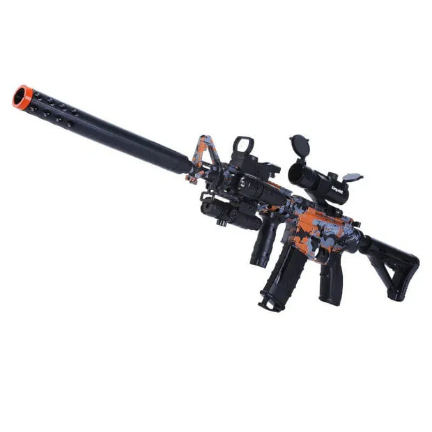 M416 Graffiti Gel Ball Blaster Water Beads Shooter w/ Multiplue Skins