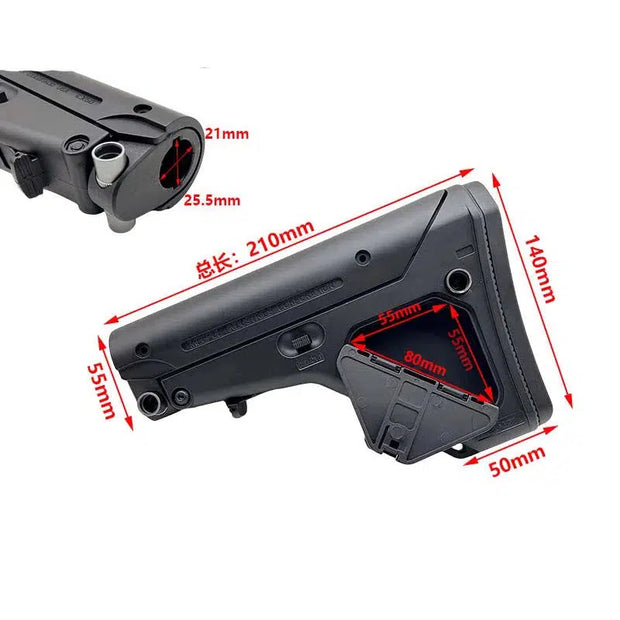 UBR Gen2 Collapsible AR15/AR10 6-Position Stock w/ Buffer Tube