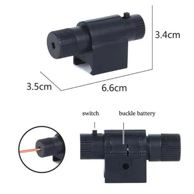 Plastic Toy Gun Mini Red Laser Sight