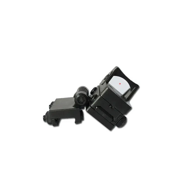 2Pcs Side Aiming Flip Up Plastic Mini Red Dot Sight